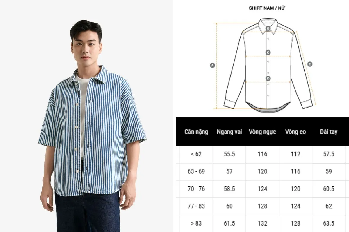 các loại form áo sơ mi phổ biến nhất