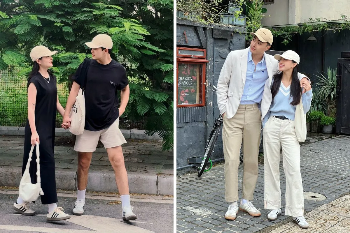 phối đồ đôi đi chơi valentine