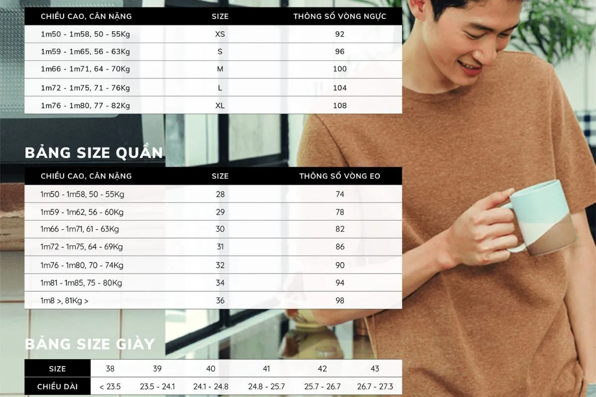 cách chọn size quần jean cho nam
