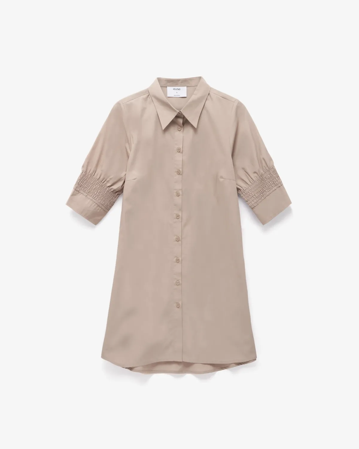 Đầm mini tay nhún. A line - 1