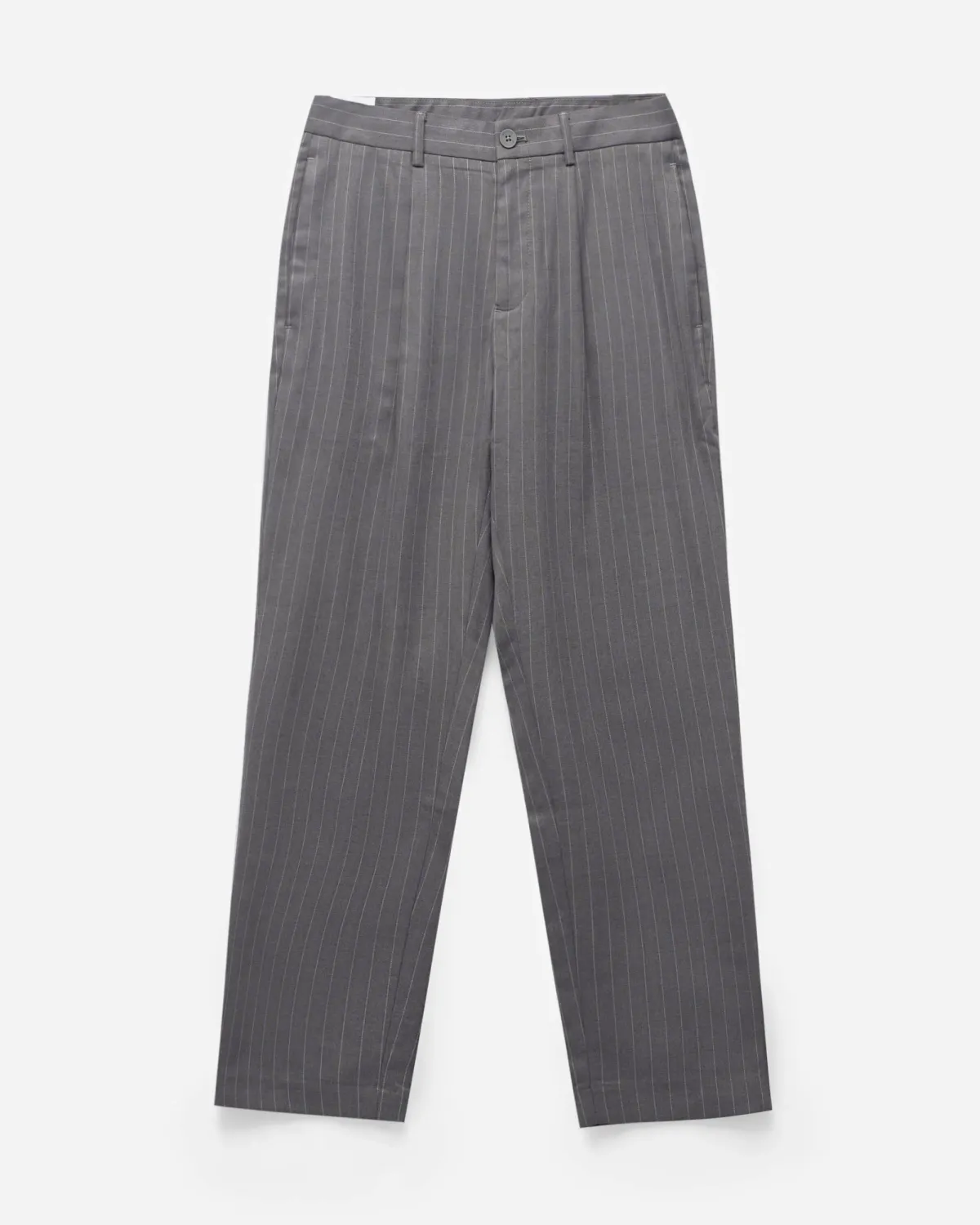 Quần Tây Nam Dài Kẻ Sọc Dáng Ôm Slim Crop - 1