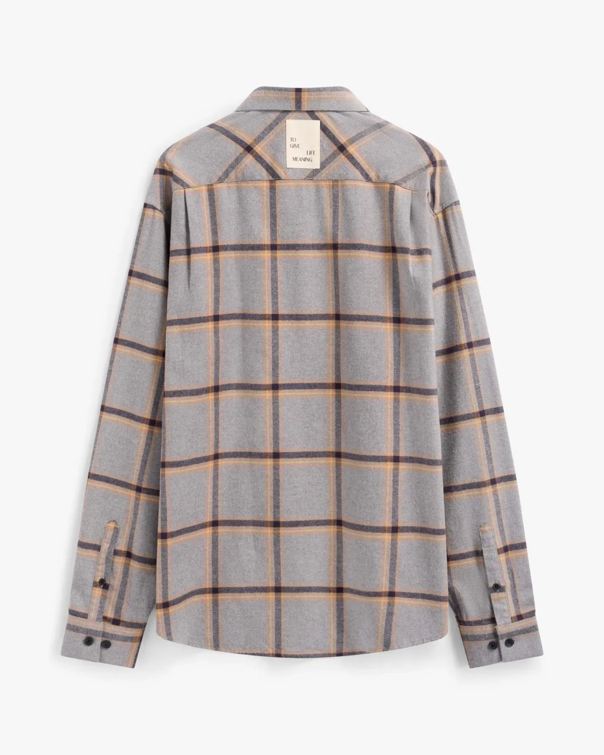 Áo sơ mi nam dài tay flannel form loose - 2