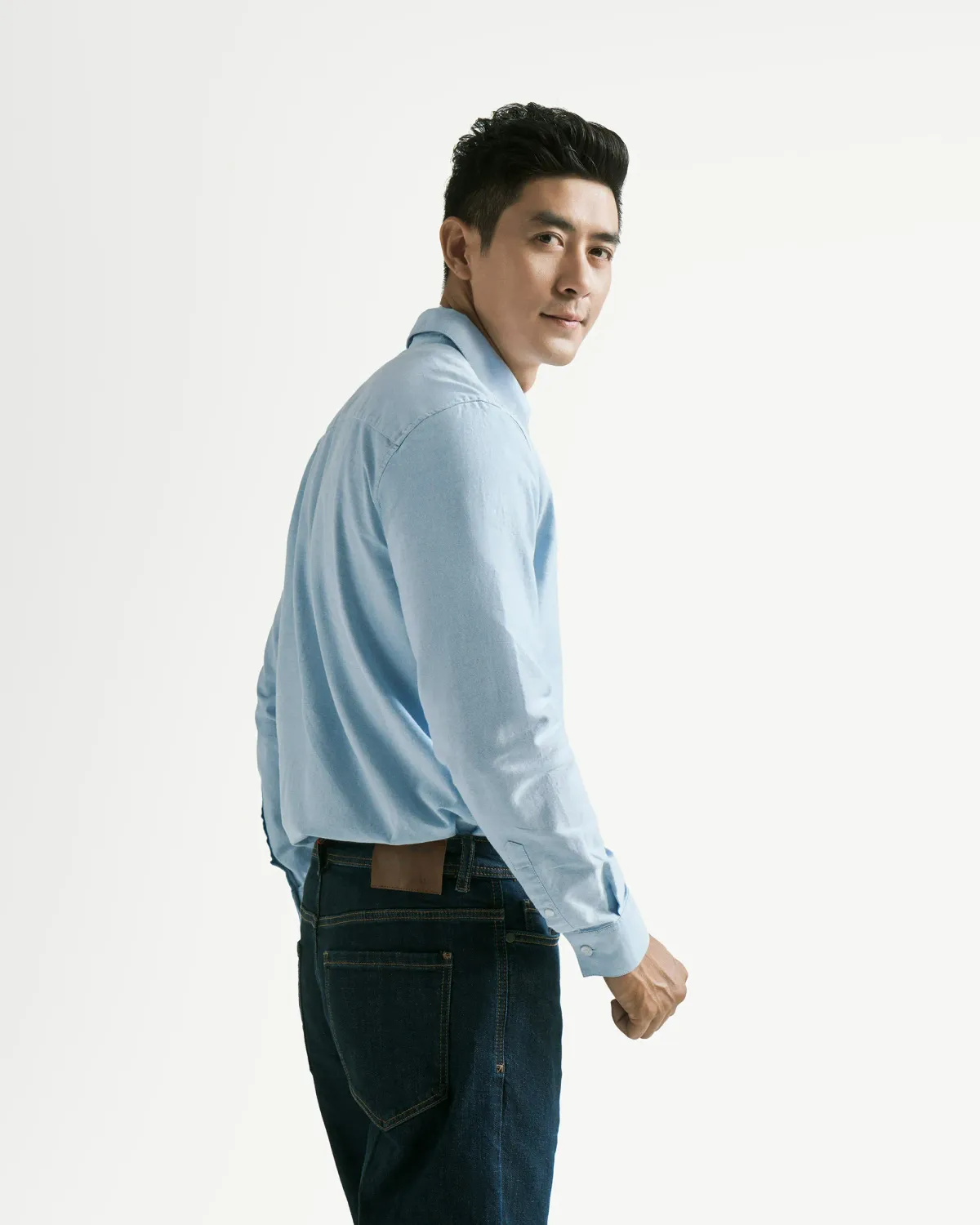Áo sơ mi oxford nam tay dài button down - Smartshirt - 2