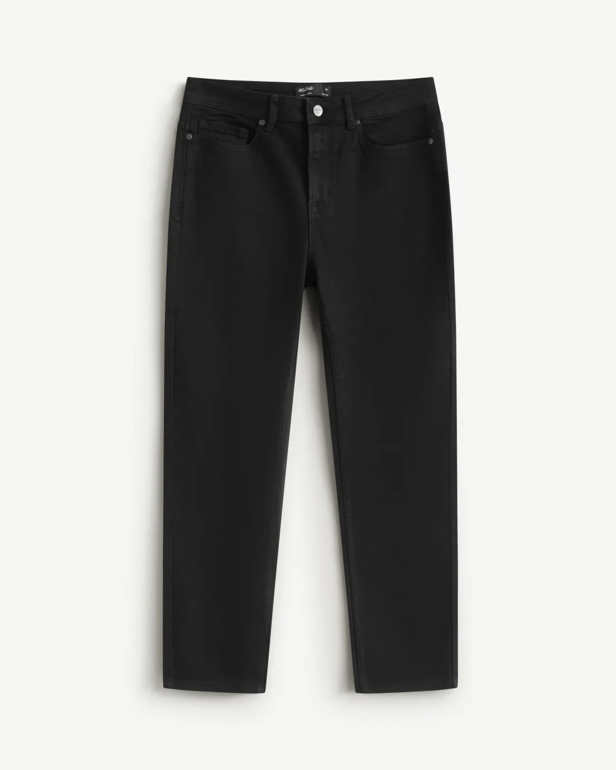 Quần jeans nam đen basic MUSTHAVE. Slim Cropped - 1