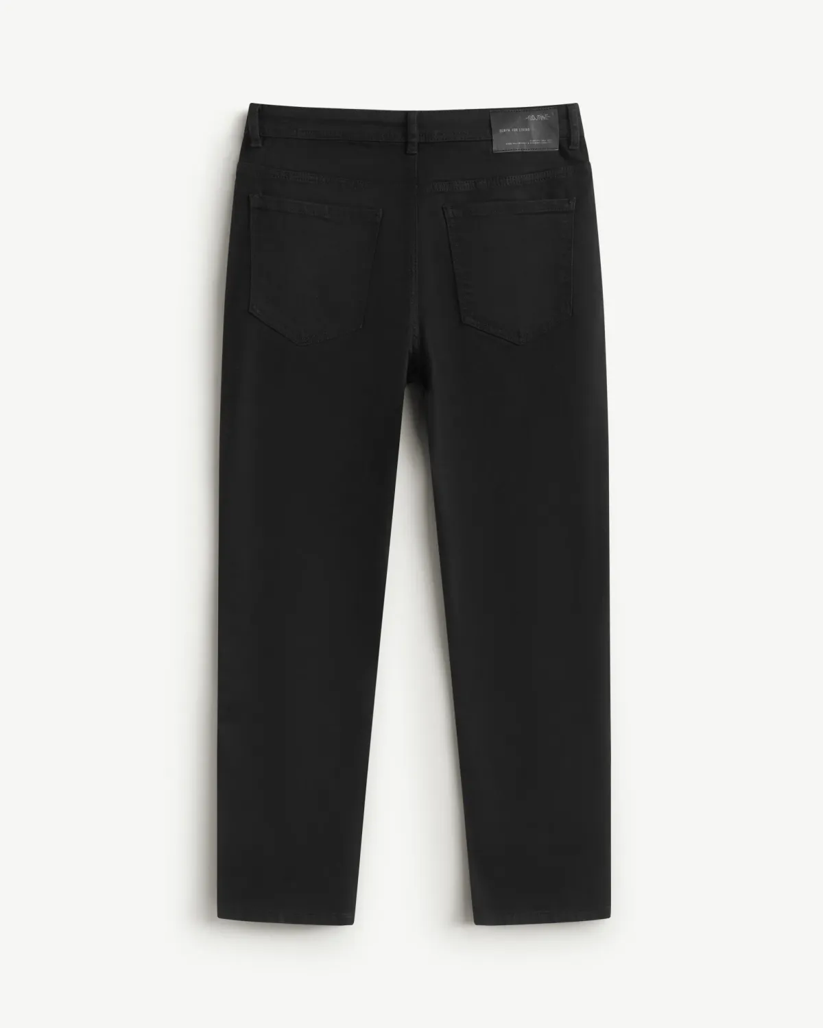 Quần jeans nam đen basic MUSTHAVE. Slim Cropped - 2