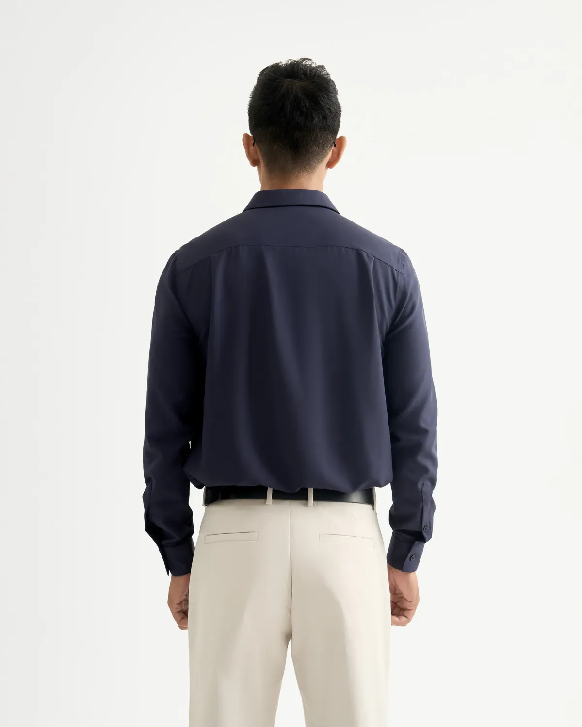 Áo sơ mi nam sợi Cafe tay dài. Fitted - 2