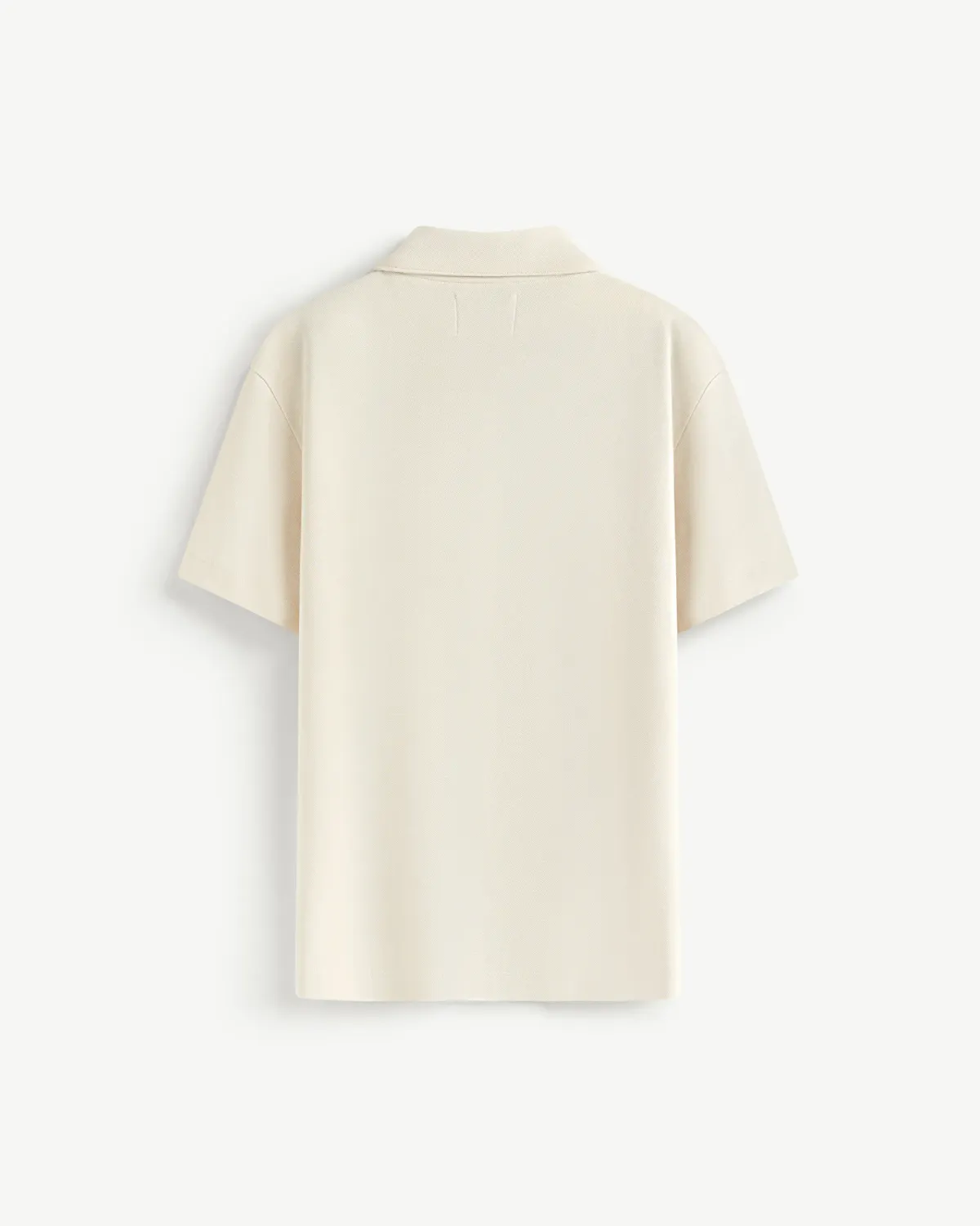 Áo polo nam ngắn tay Jacquard form fitted - 2
