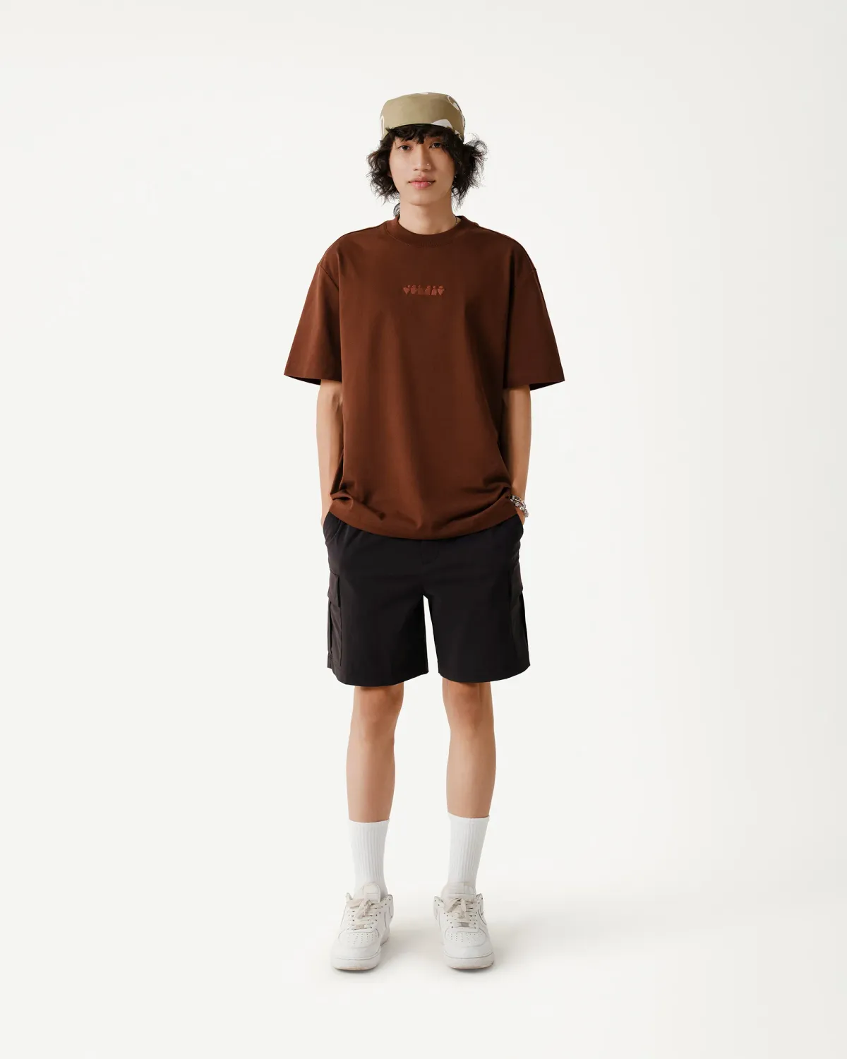 Áo thun tay ngắn unisex S.Café gắn icon form loose - 2
