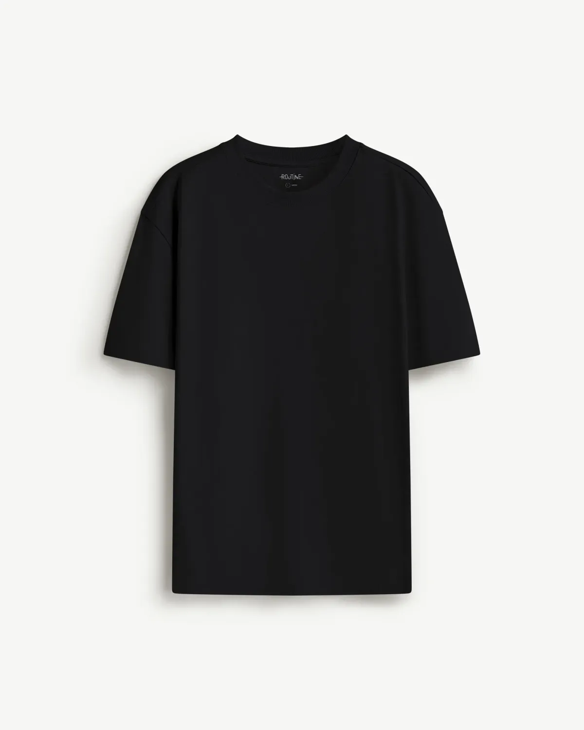 Áo Thun Nam Tay Ngắn Cotton Trơn Form Rộng - 1