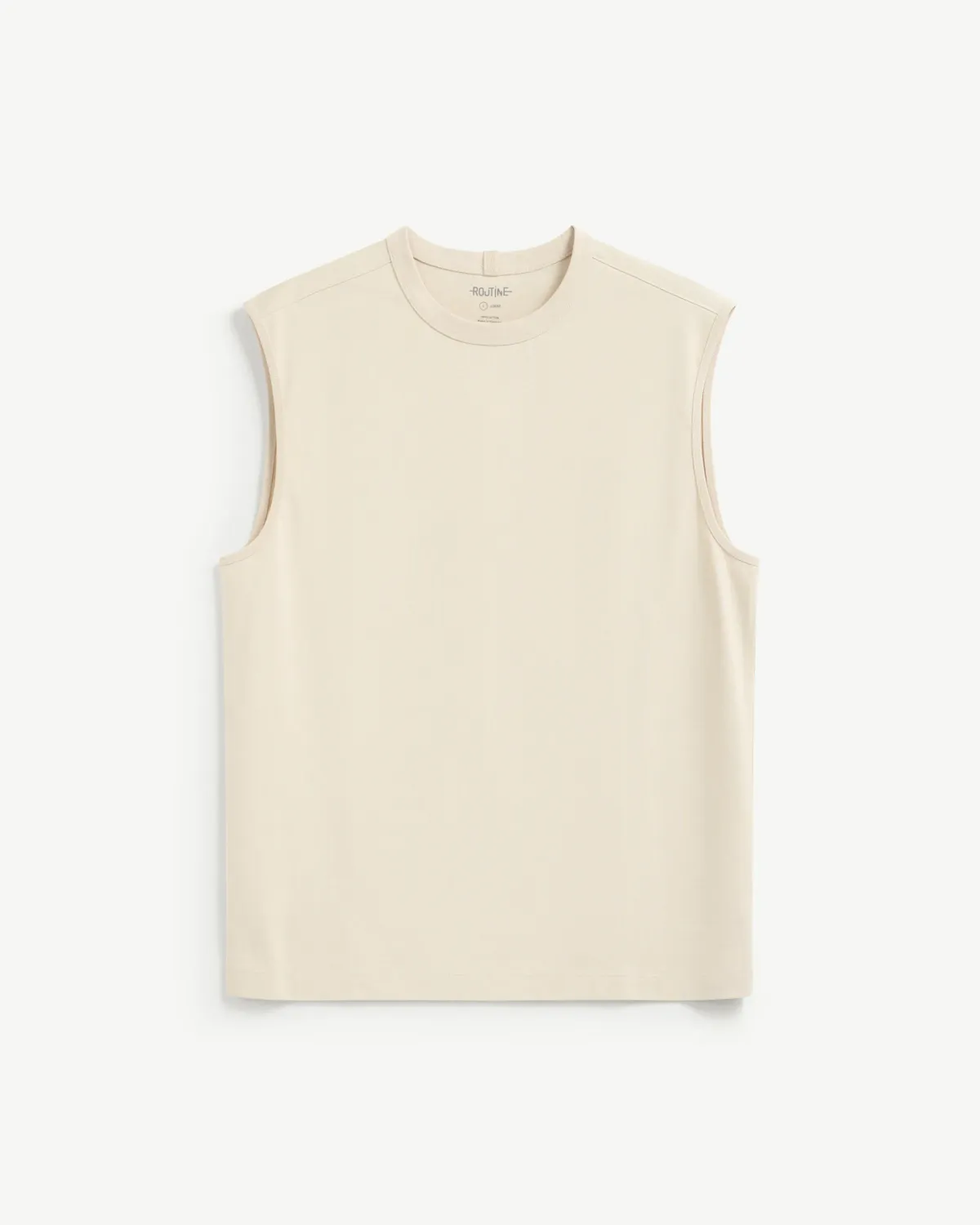 Áo tanktop nam cotton phối tape form loose - 1