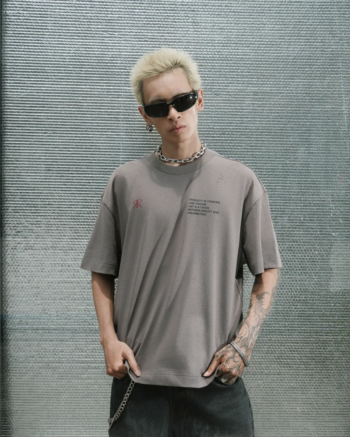 Áo Thun Nam Tay Ngắn In Hình Form Boxy - 1