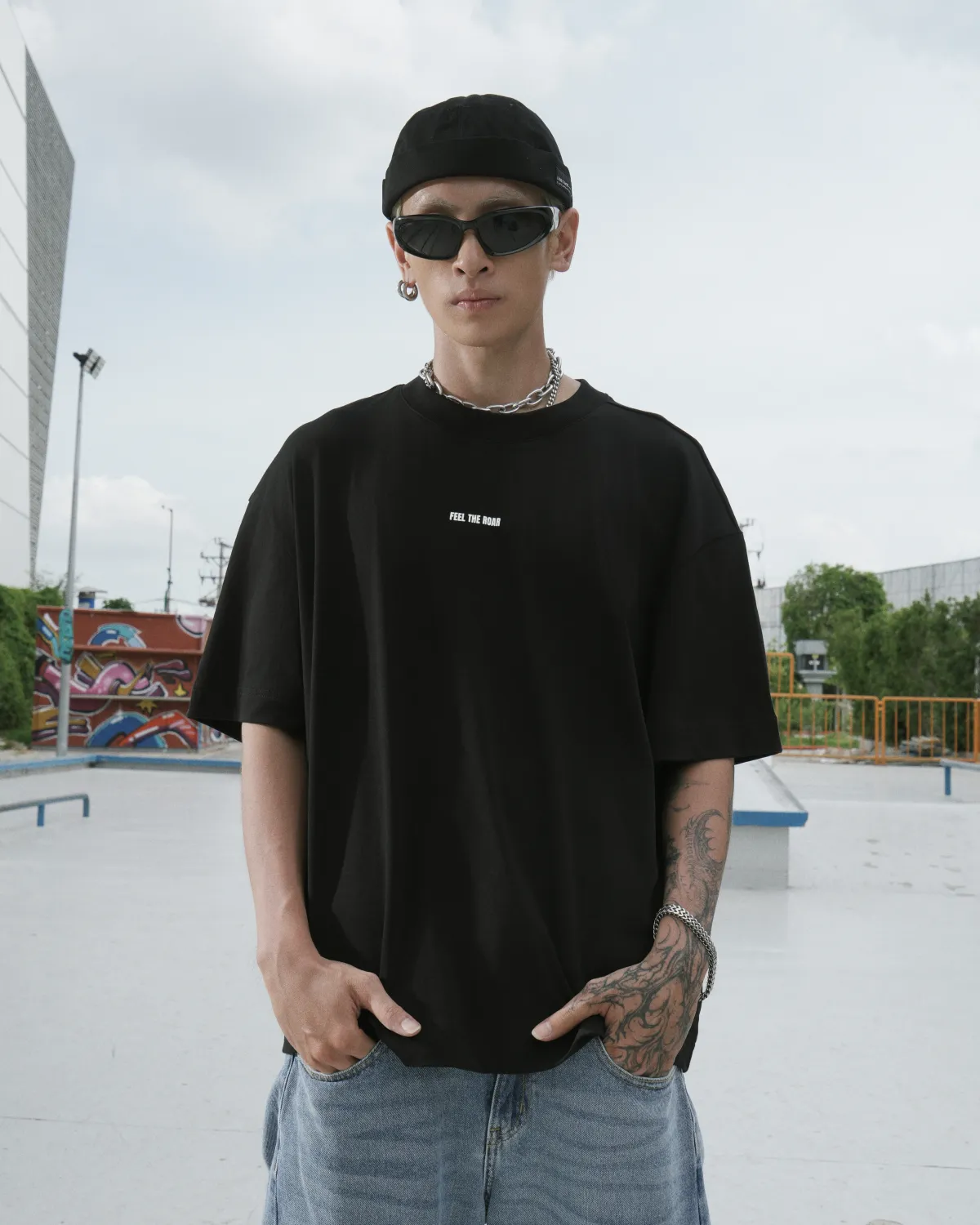 Áo thun nam taynganws in hình. Boxy - 2