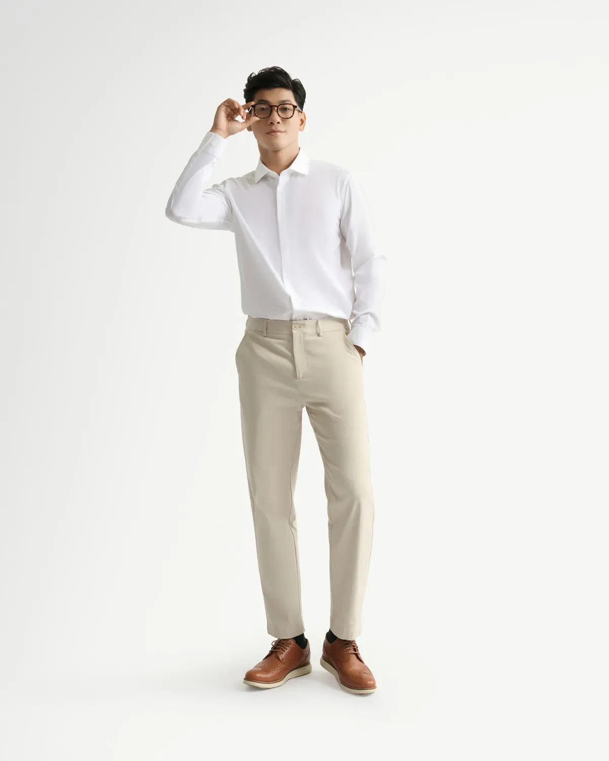 Áo Sơ Mi Nam Không Cần Ủi Giữ Form Chuẩn Fitted - 2