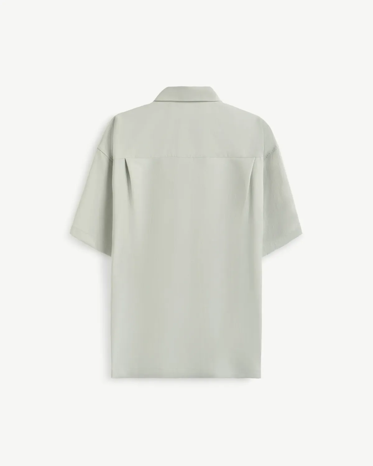 Áo sơ mi nam tay ngắn nylon oversize - 2