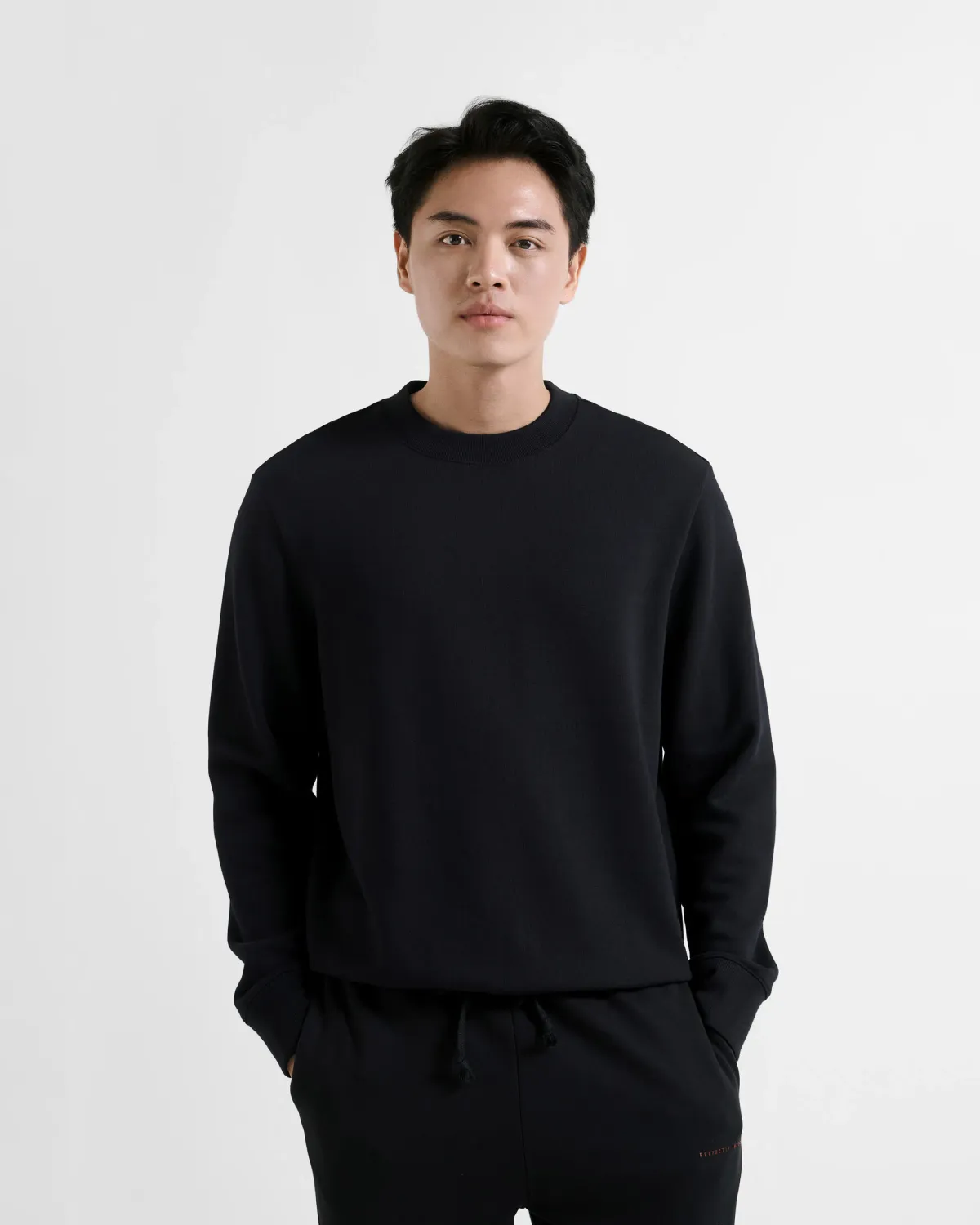Áo nỉ sweater nam thêu hình. Fitted - 1