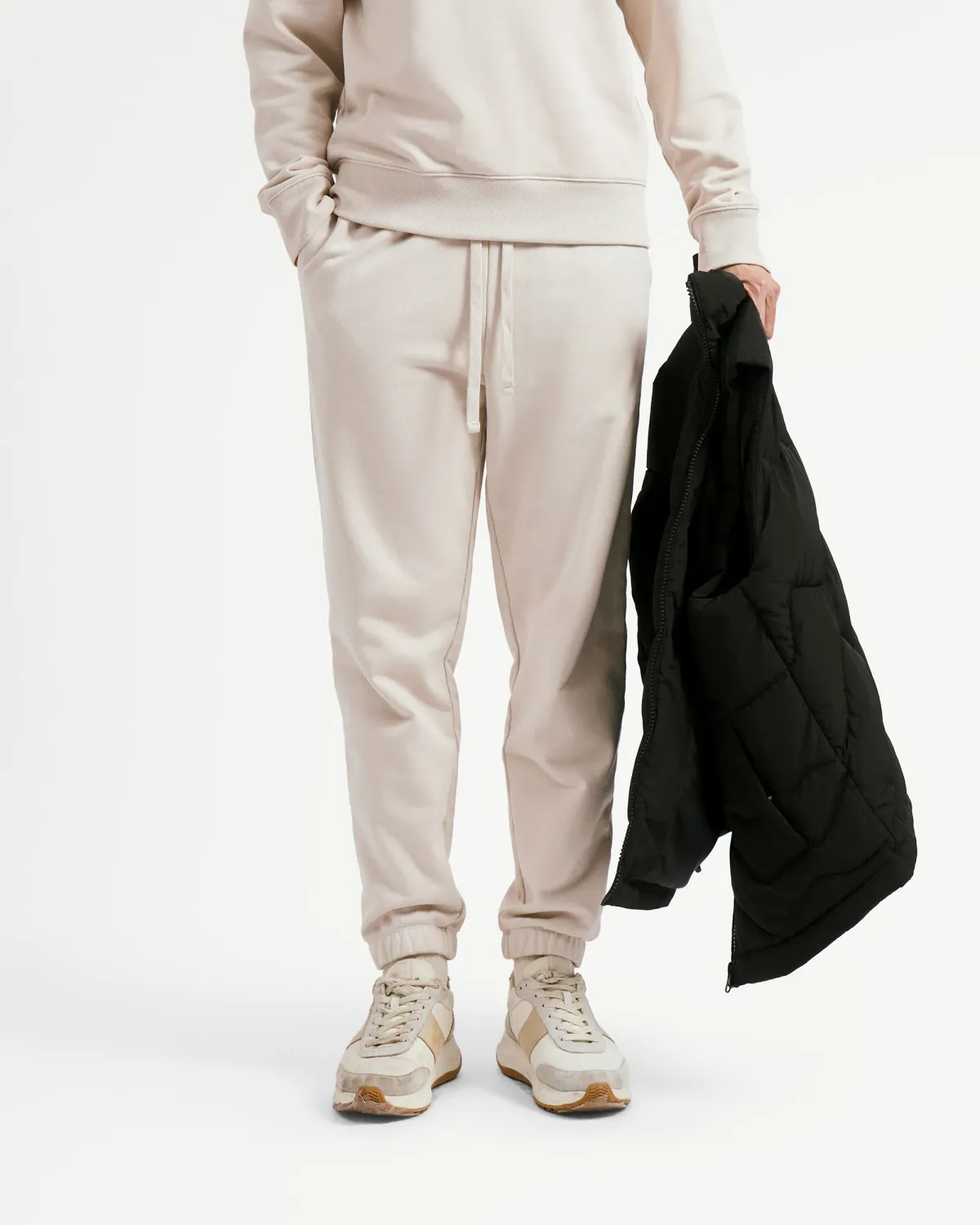 Quần Nỉ Nam Lưng Chun Basic Form Jogger - 1