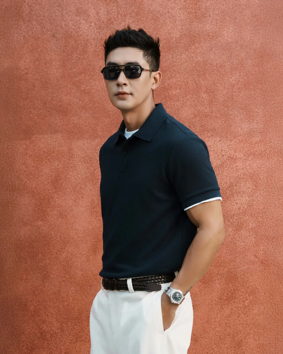 Áo Polo Nam Tay Ngắn Cotton Hạn Chế Nhăn Fitted - 2