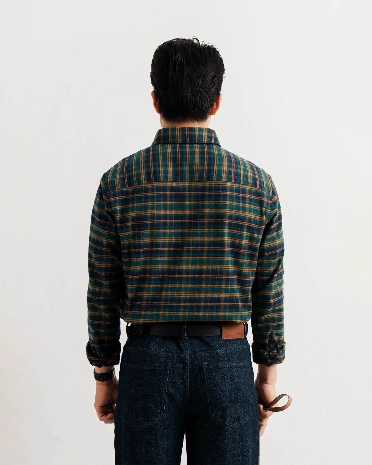 Áo sơ mi tay dài nam vải flannel. Fitted - 2