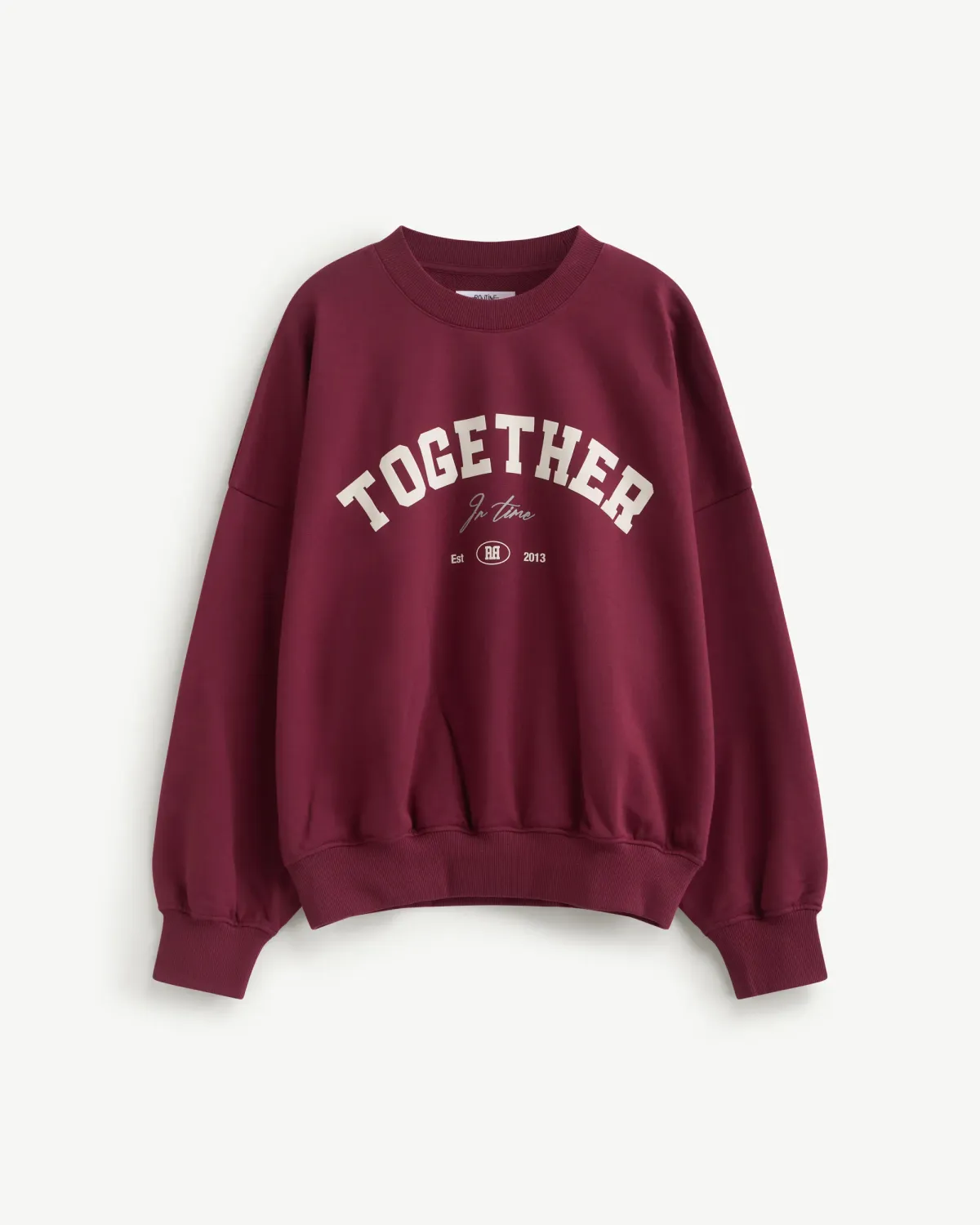 Áo Sweatshirt Nỉ Nam Tay Dài In Chữ Form Boxy - 1