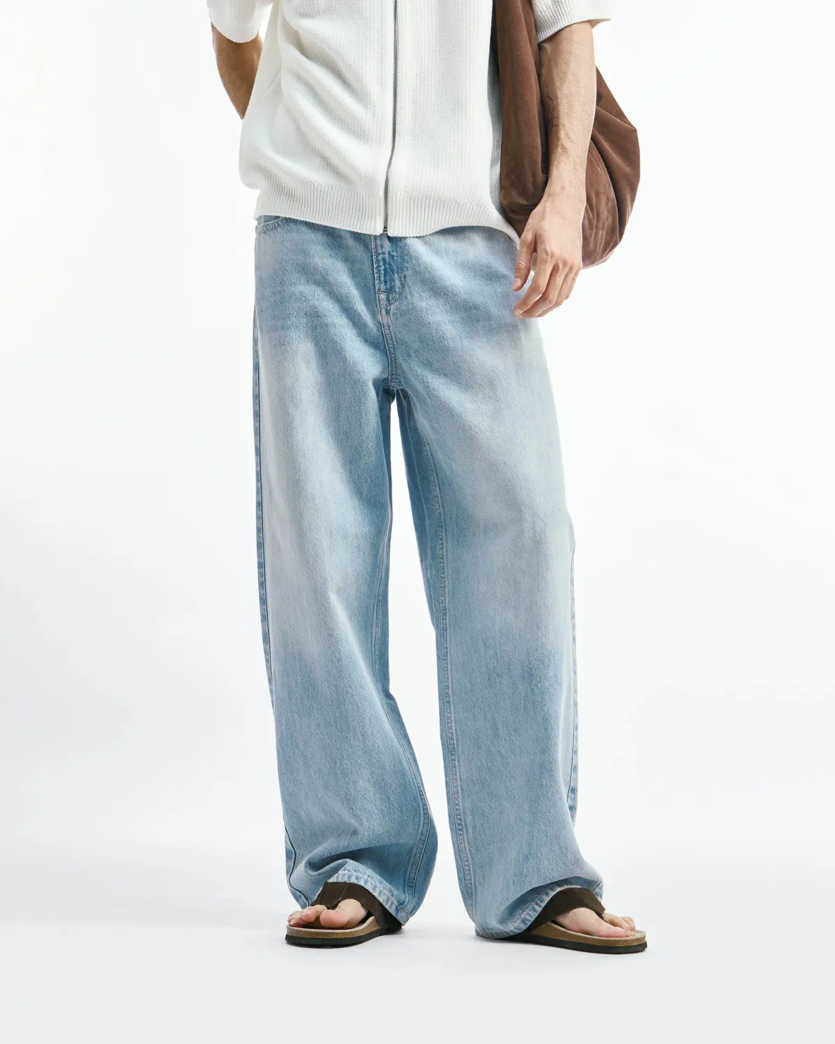Quần denim nam. Straight - 1