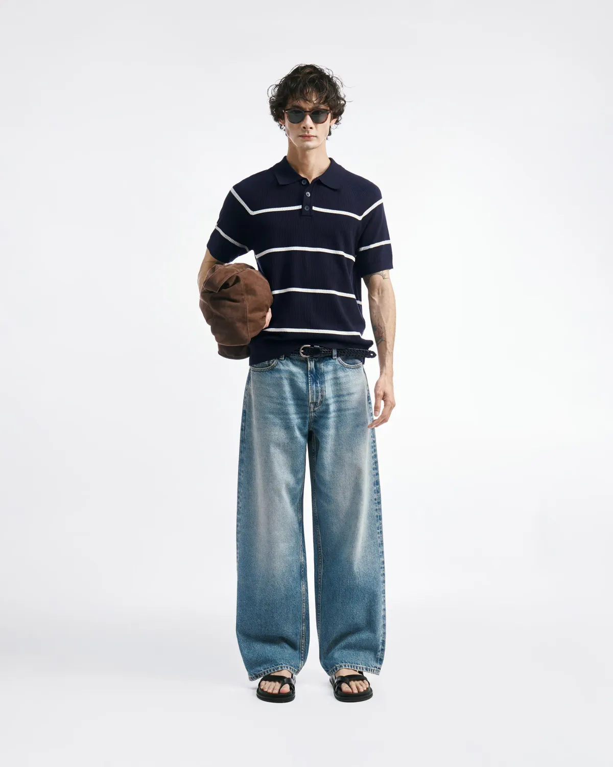 Quần denim nam. Straight - 2