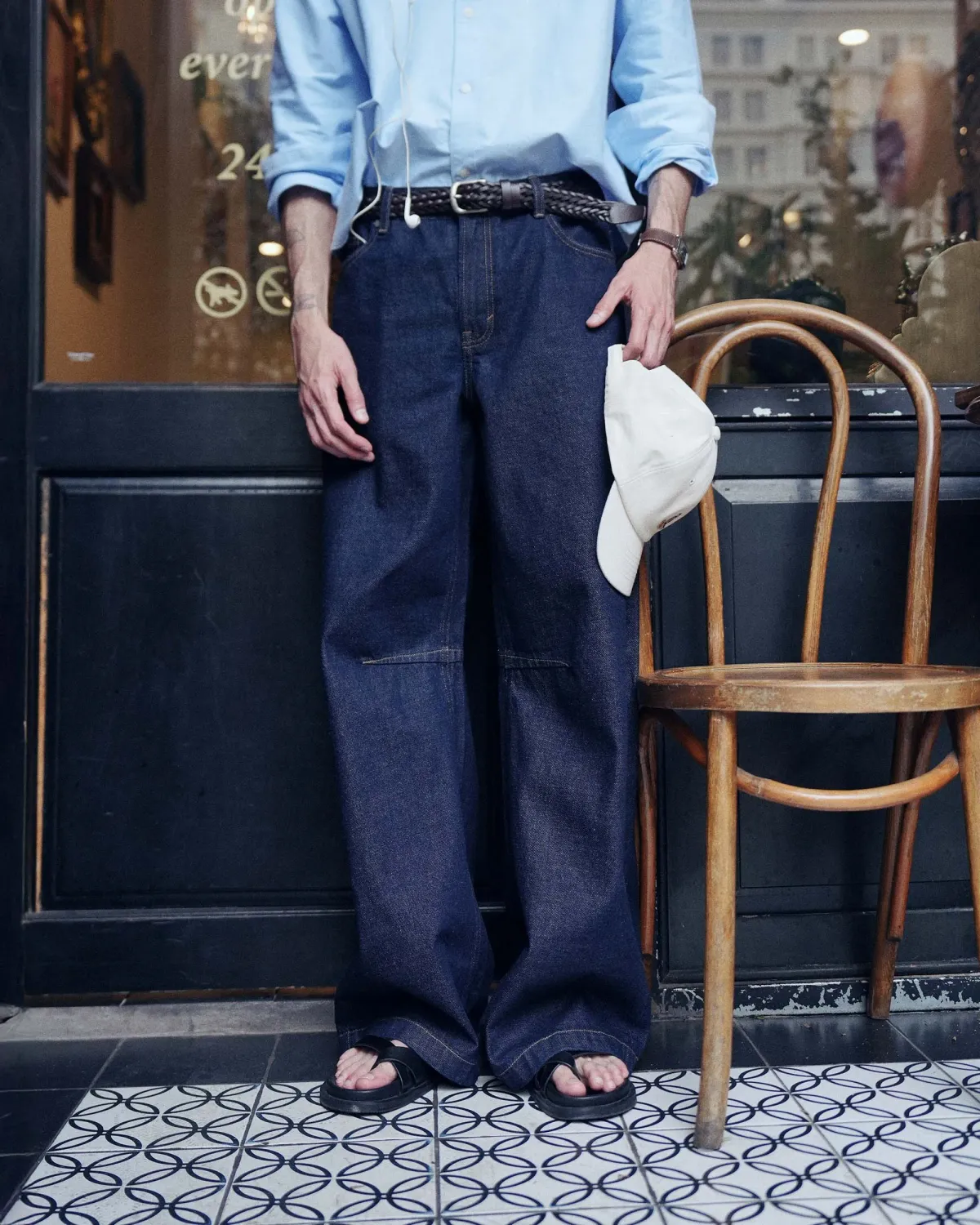 Quần denim unisex. Barrel - 1