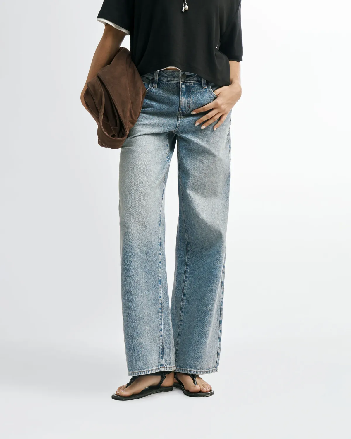Quần denim nữ. Straight - 2