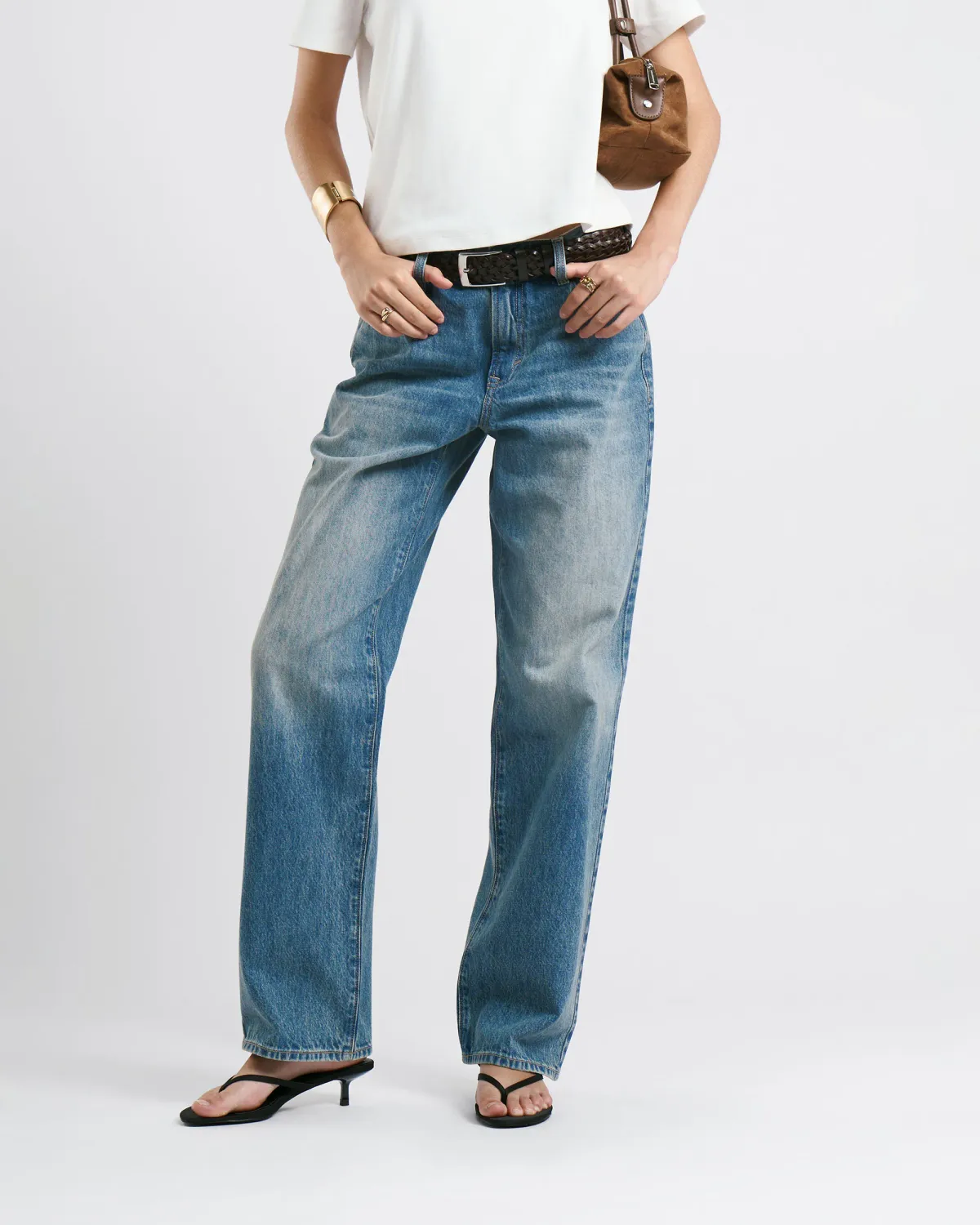 Quần denim nữ. Straight - 1