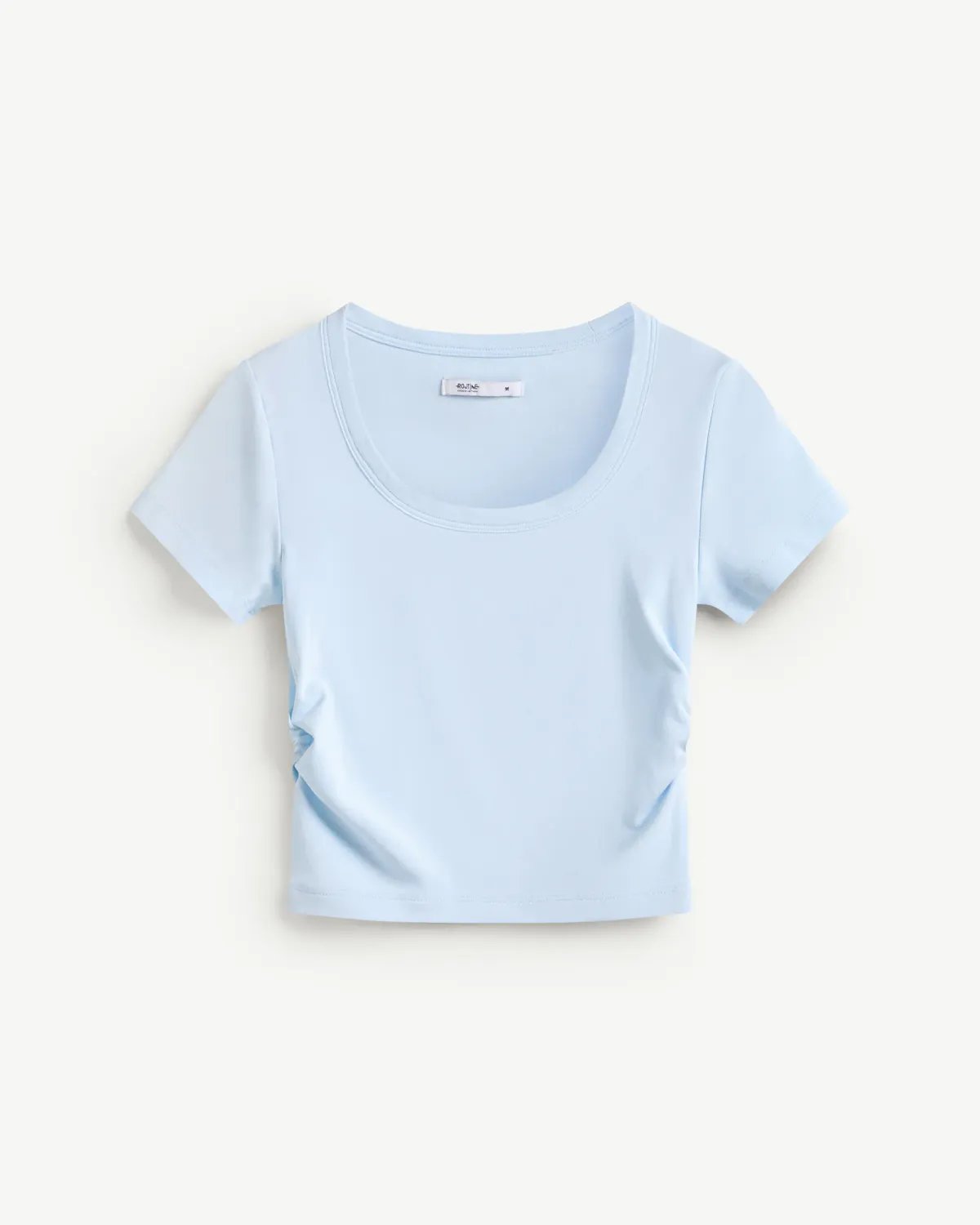 Áo thun tay ngắn nữ cổ U.Fitted - 1