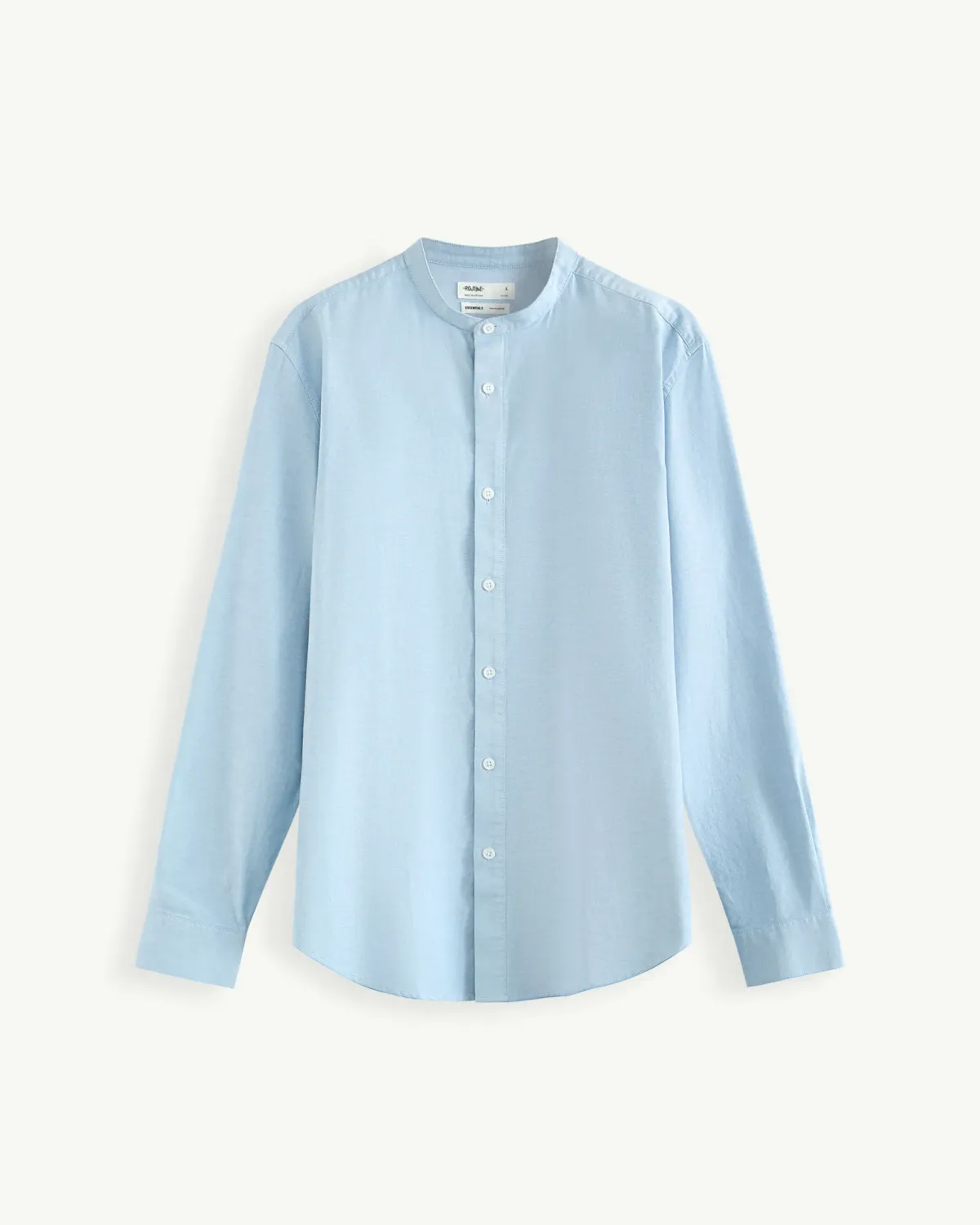 ao-so-mi-tay-dai-nam-oxford-co-tru-fitted-CR1-sku-10S24SHL006CR1_004 - 1