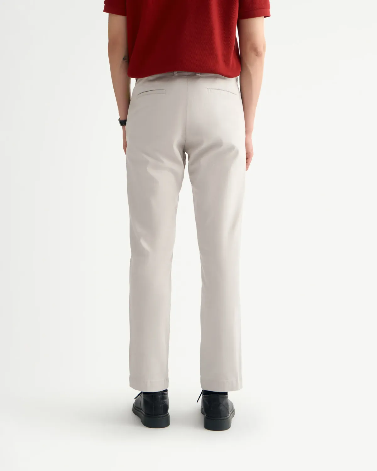 Quần Kaki Nam Dài Trơn Ống Ôm Form Slim - 2