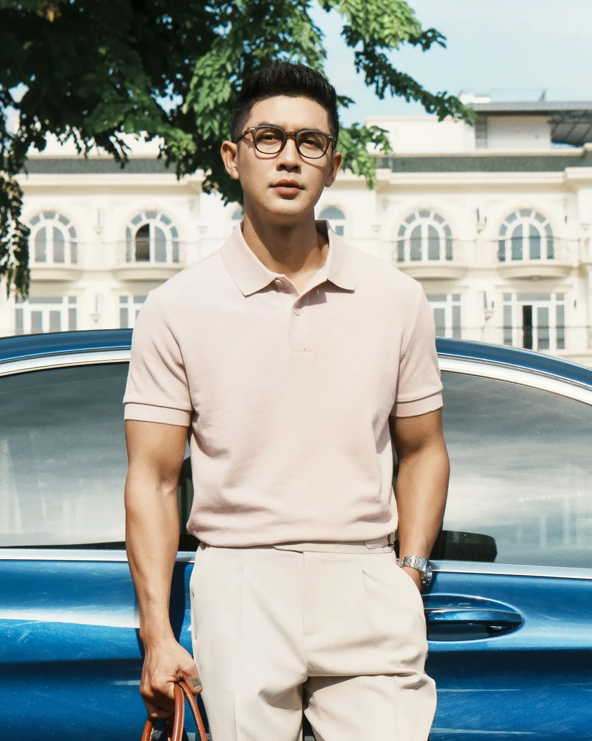 Áo Polo Nam Tay Ngắn Cotton Form Fitted Chỉn Chu - 1