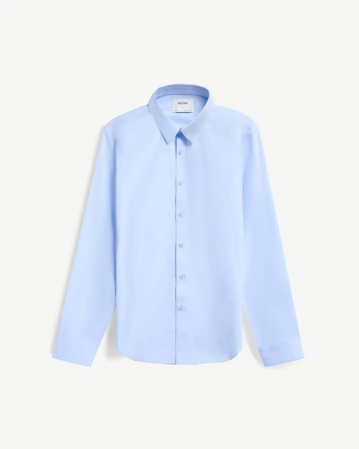 Áo sơ mi nam dài tay Bamboo form fitted Easy Care - 1