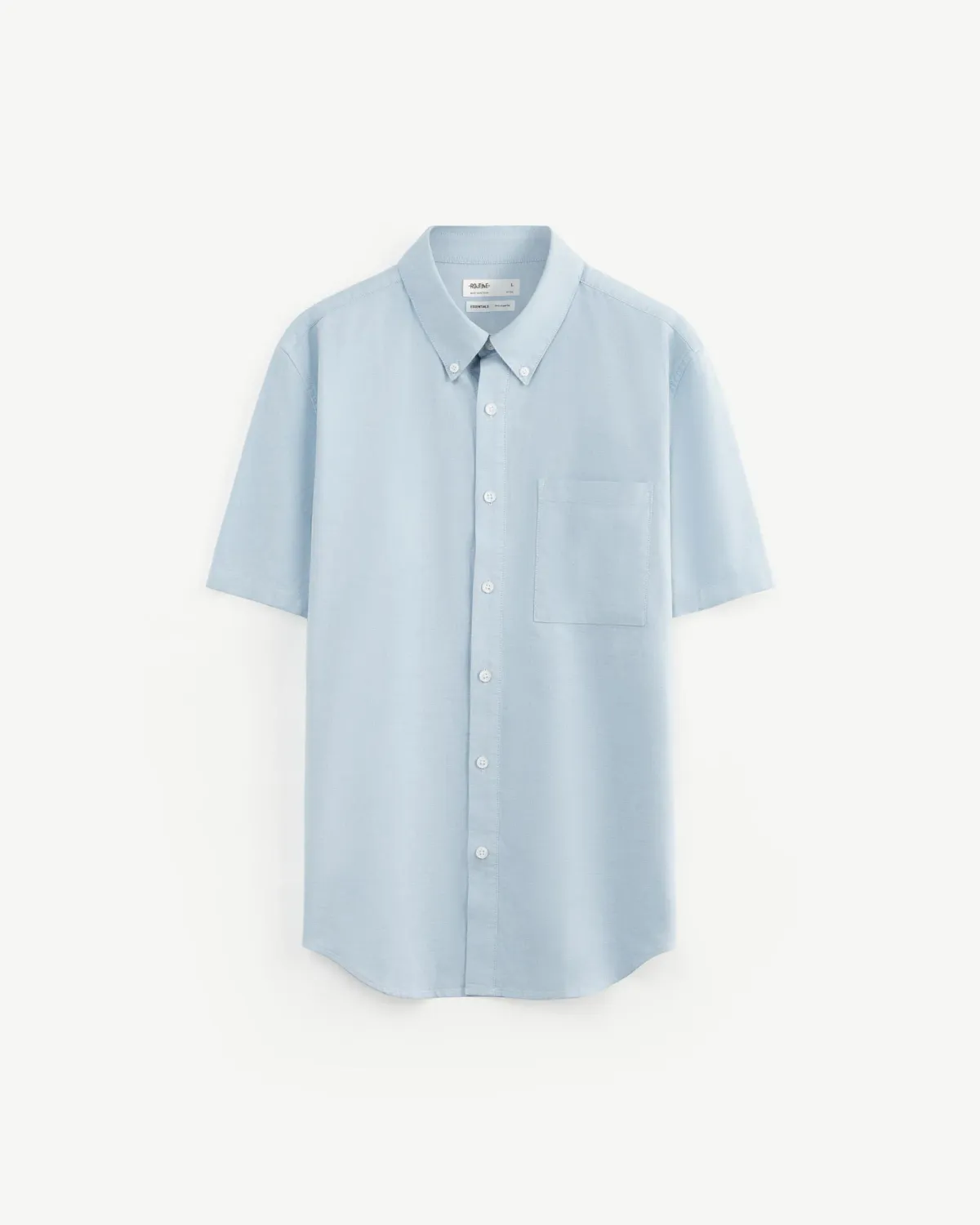ao-so-mi-tay-ngan-nam-oxford-fitted-002-sku-10S25SHS002_011 - 1