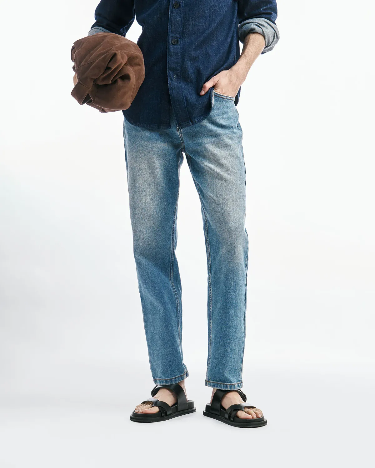 Quần denim nam. Tapered - 1