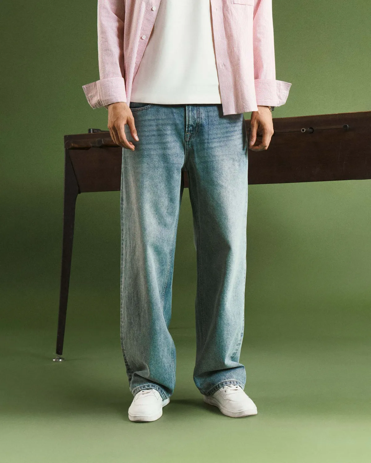 Quần denim nam. Straight - 1
