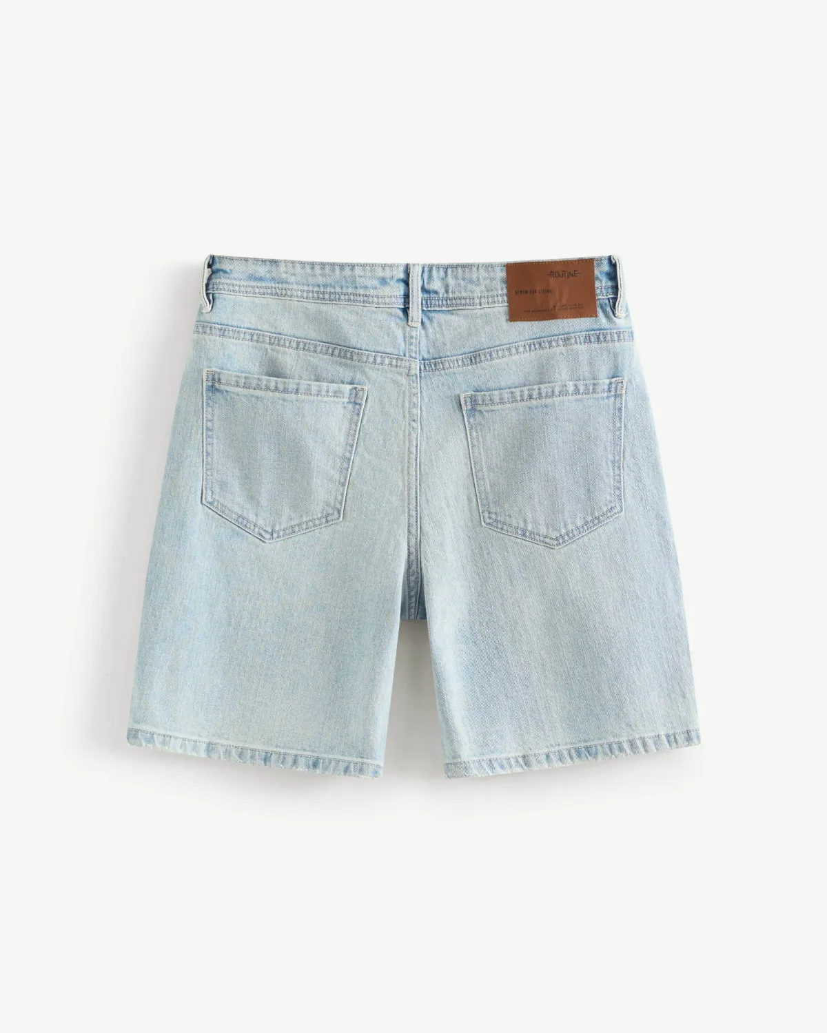 Quần short denim nam. Straight - 2