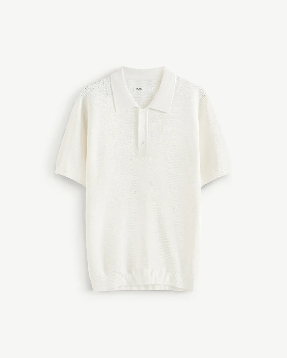 Áo polo dệt kim tay ngắn nam. Fitted - 1