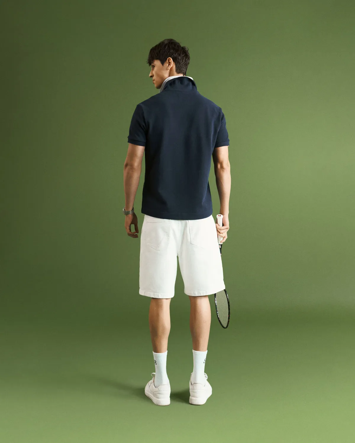 Áo polo tay ngắn nam patch ngực. Fitted - 2