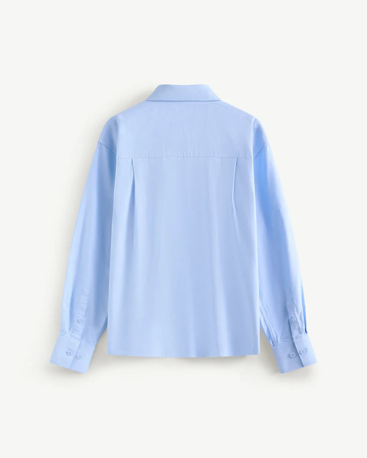 Áo sơ mi tay dài nam thêu ngực. Boxy fit - 2