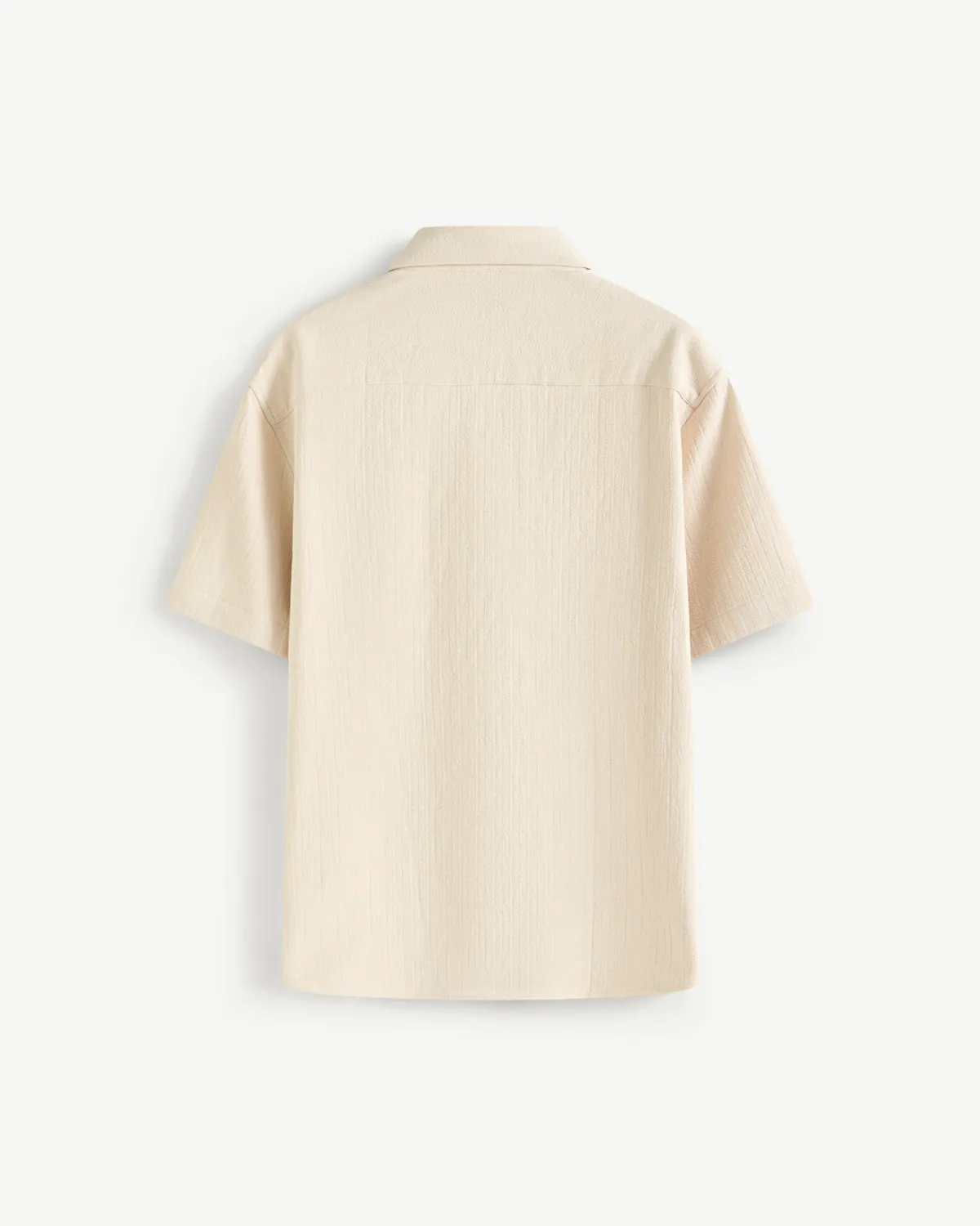 Áo sơ mi tay ngắn nam vải texture. Regular - 2