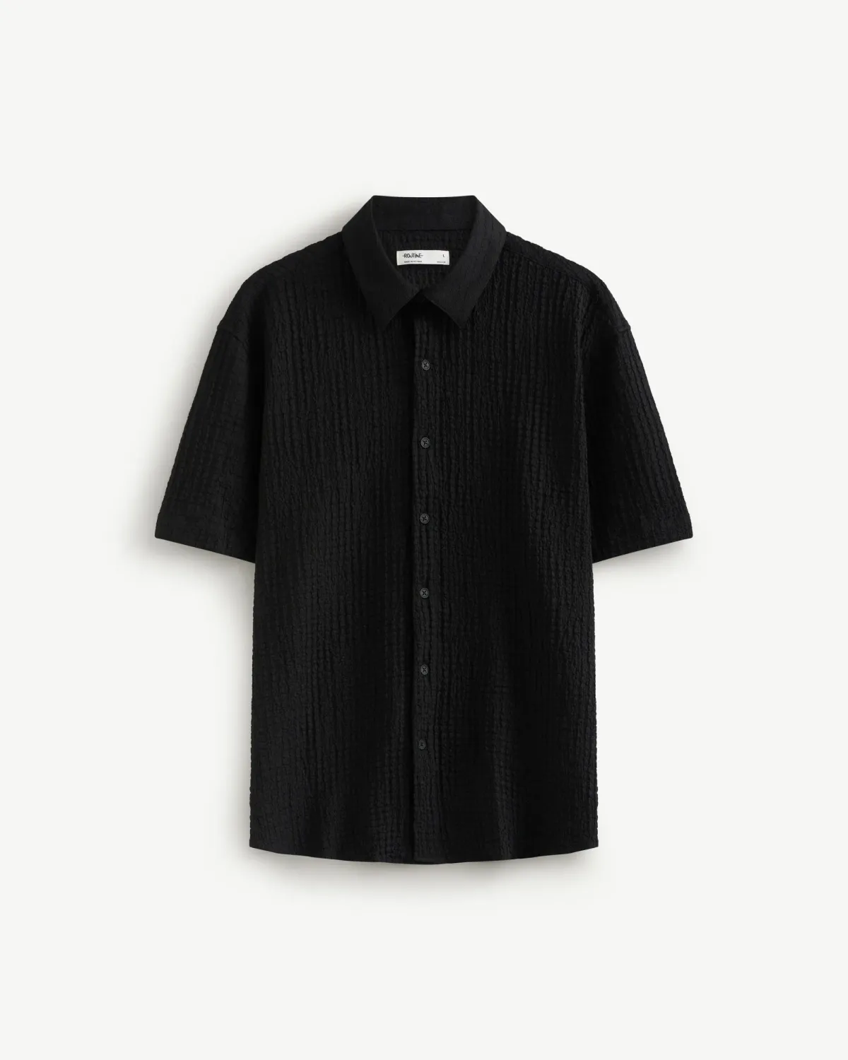 Áo sơ mi tay ngắn nam vải texture.Regular - 1