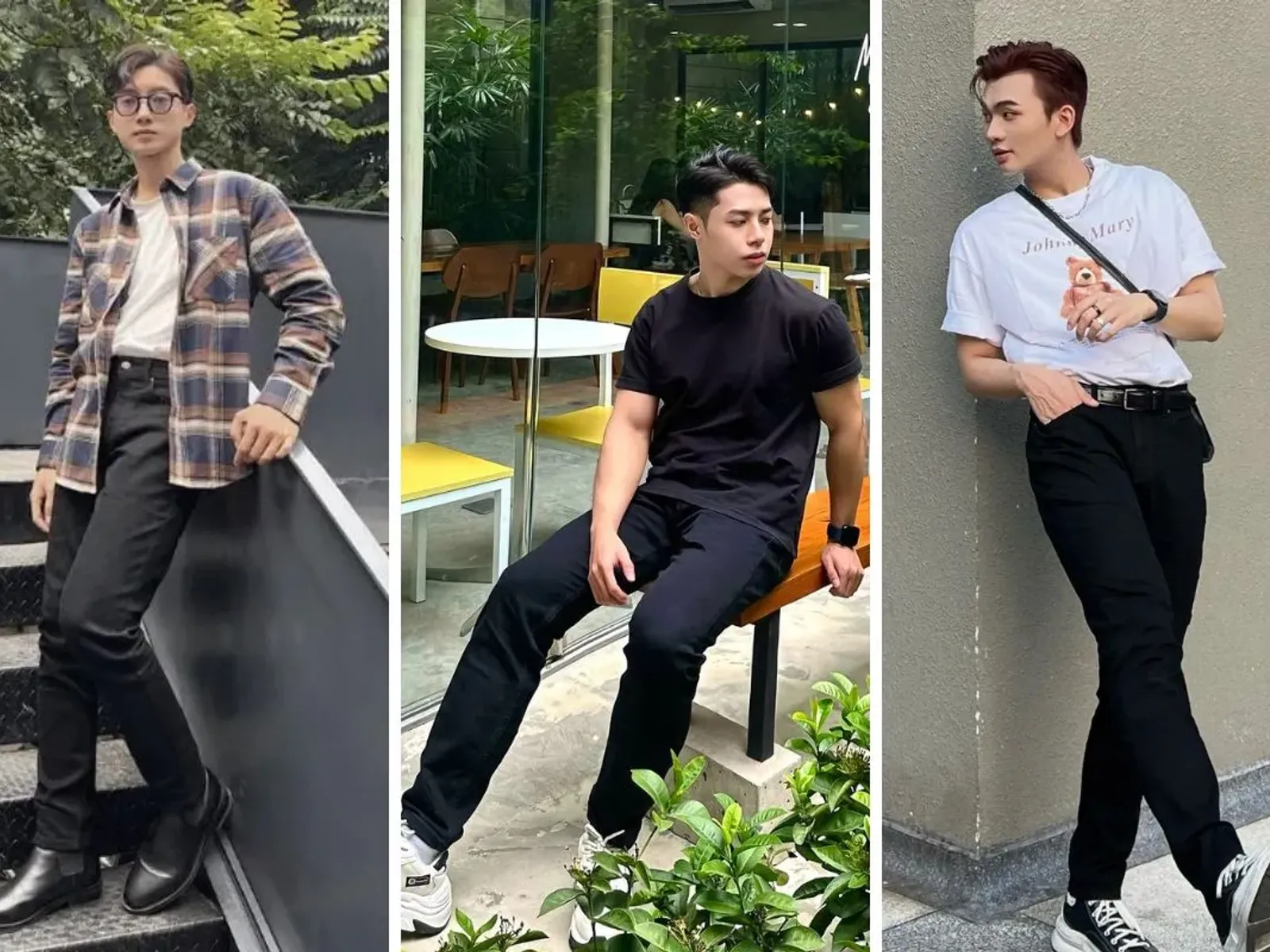 Phối đồ với quần ống suông nam và blazer