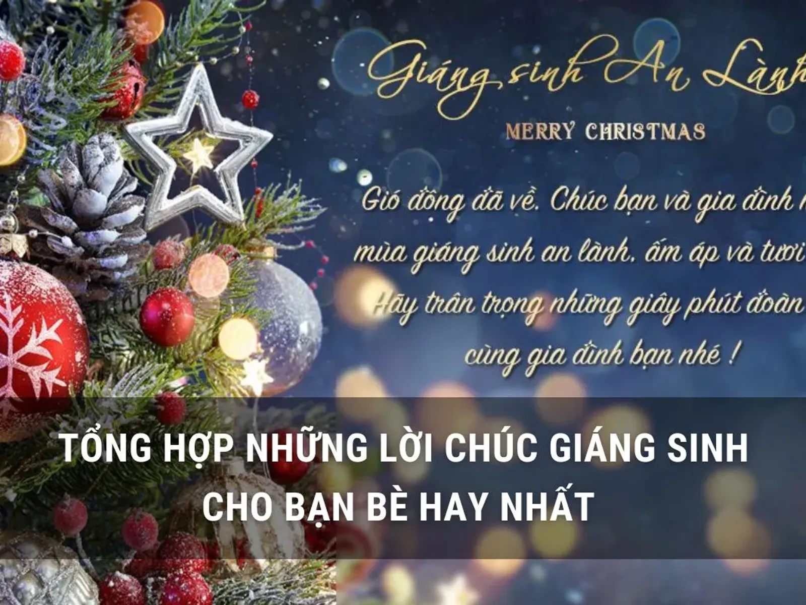 Lời Chúc Giáng Sinh Cho Bạn Be