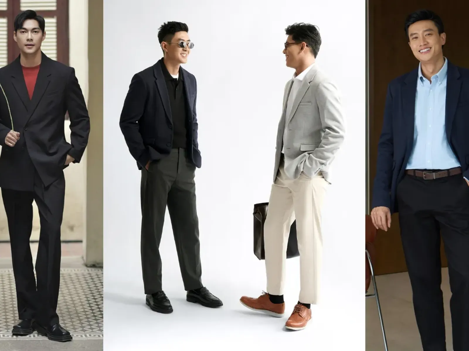 Phối đồ áo blazer nam công sở