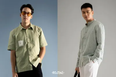kiểu áo sơ mi linen