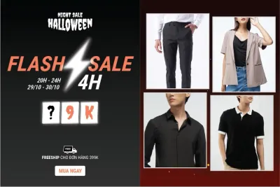 flash sale dịp halloween