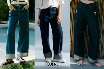 form quần straight