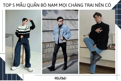 những mẫu quần bò nam