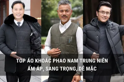 áo khoác phao trung niên